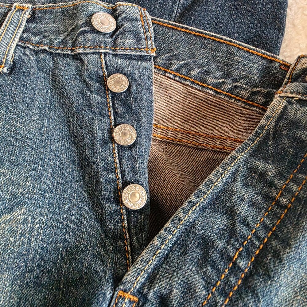 Levi's Strauss 501 Button Fly 29x34 - Picture 8 of 8